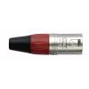 CONNETTORE XLR DAPAUDIO XMK203NR 3P MASCHIO ROSSO